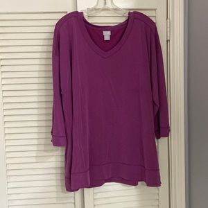 Chico’s Zenergy Sandwashed Tunic